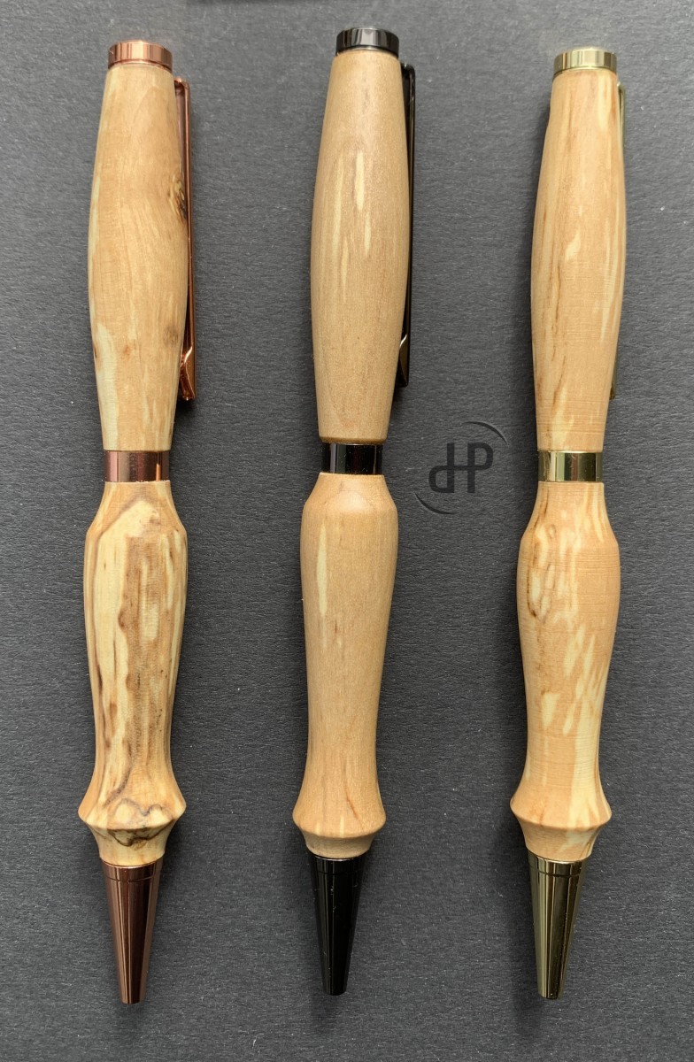 Haselkugelschreiber, inkl. Magic Pen Box