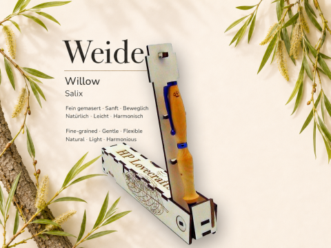 Weidenkugelschreiber, inkl. Magic Pen Box