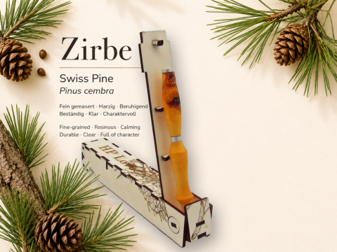 Zirbenkugelschreiber, inkl. Magic Pen Box